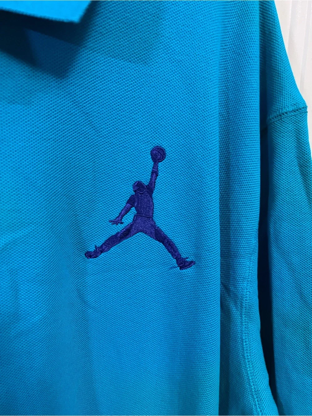 NWT Jordan Jumpman Polo Men’s XXL Blue 23 Logo Short Sleeve 458779-401